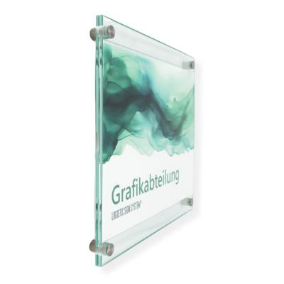 Tuerschild Wechselrahmen für Din A4 que